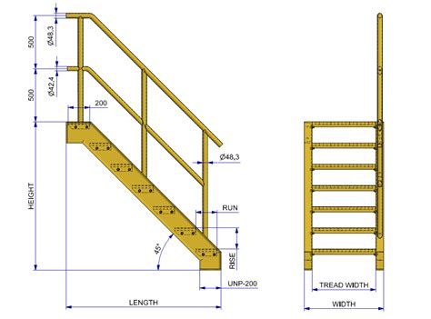Either b or c is required. Metal grate stairs Type C - 3D CAD models - Sanitaryfittings-CAD.com