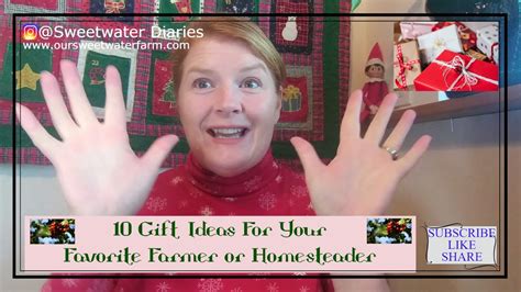 10 gift ideas for your favorite farmer or homesteader. (Not sponsored