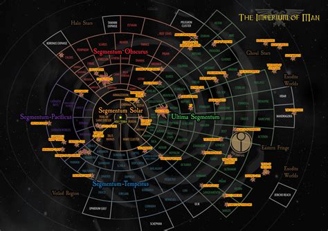 Sci Fi Galaxy Map