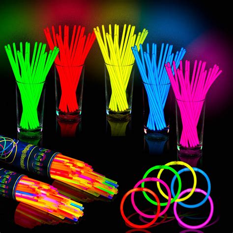 200 Ultra Bright Glow Sticks 8 Bracelets Glow Stick Etsy