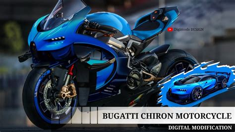 Bugatti Chiron 2023 Motorcycle Virtual Tuning Timelapse Concept
