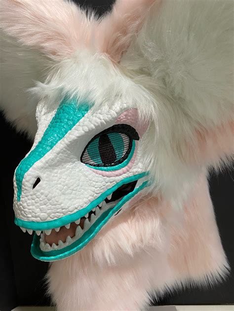 Raptor Dino Mask | Etsy
