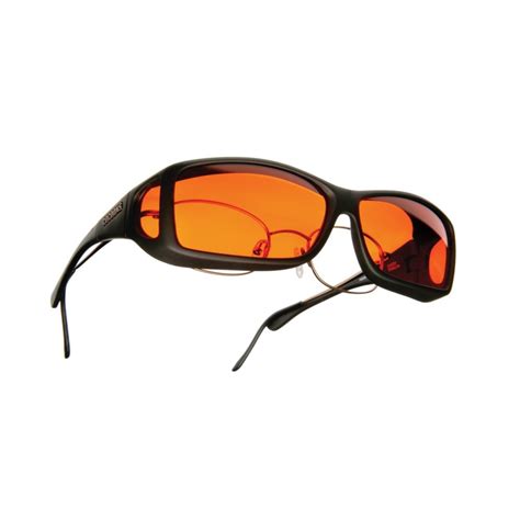 Cocoons Low Vision Wide Line Ml Sunglasses Black Orange