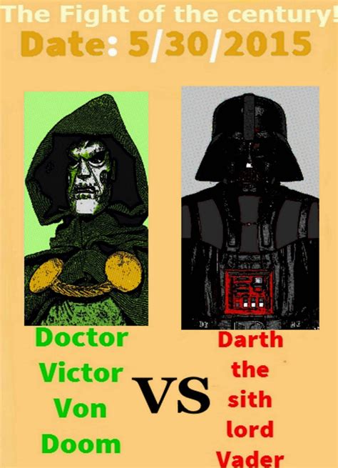 Doctor Doom Vs Darth Vader By Thegreatdevin On Deviantart