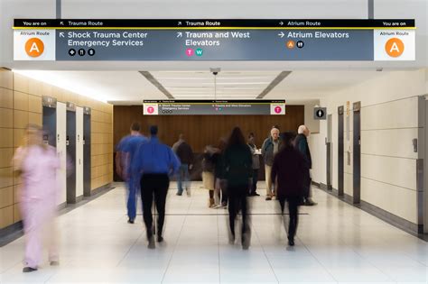 Wayfinding at University of Maryland Medical Center - C&G Partners