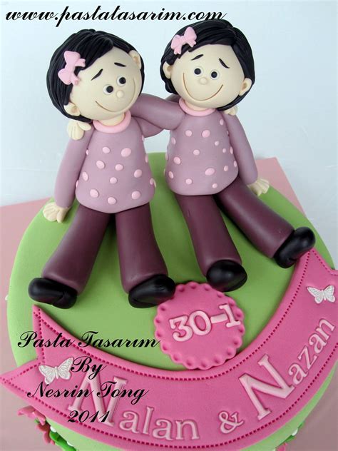 Twins Sisters Birthday Cake Cake By Nesrİn