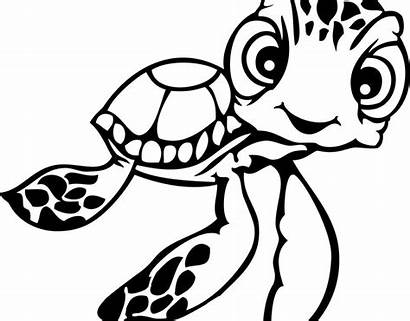 Turtle Sea Clipart Drawing Turtles Loggerhead Easy