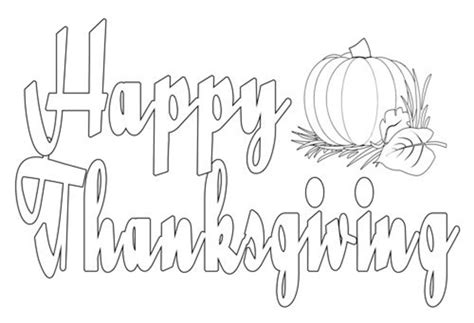 Im thankful for coloring page. Printable Thanksgiving Coloring Pages by Michelle Collins ...