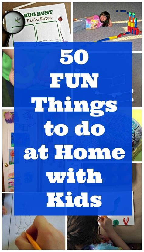 Here are 15 fun things to do in the snow! 50 Fun Things to Do at Home with Kids | Things to do at ...