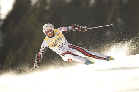 Fis Alpine Ski World Cup Race Editorial Photo Image Of Chenal Skier
