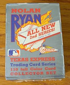 We did not find results for: Amazon.com : 1992 Pacific Nolan Ryan Texas Express Baseball Trading Card Series 2 Set with 110 ...
