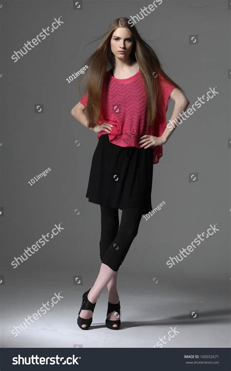 Full Body Fashion Girl Fashion Model Stock Photo 160032671 Shutterstock