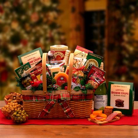 Christmas Meat And Cheese And More Gourmet Christmas T Basket