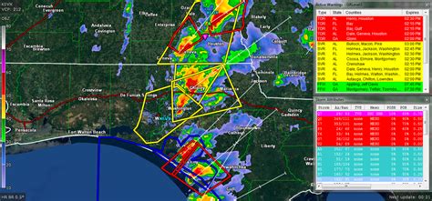 The agency said one tornado likely caused damage. Ralph's Tropical Weather-RTW: TORNADO WARNINGS RADAR MAP