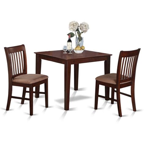 shop mahogany square table   kitchen chairs  piece