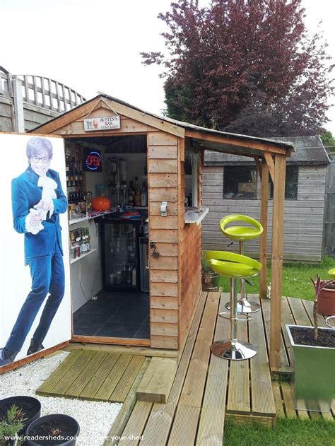 Garden bar / outdoor home bar, brand new & unused, painted black. Austin's Bar, Pub/Entertainment Leicestershire owned by ...