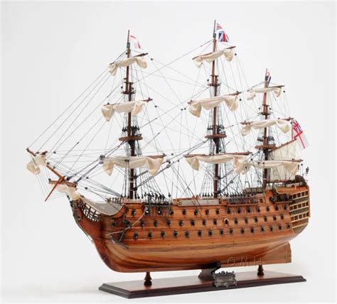 Hms Victory Lord Nelson S Flagship Wood Tall Ship Model Semi Built