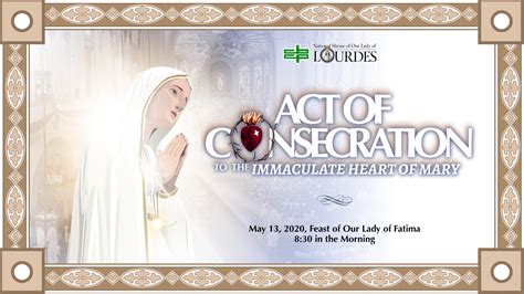 Act Of Consecration To The Immaculate Heart Of Mary Prayer The