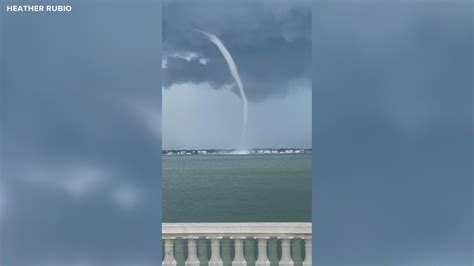 Tampa Waterspout Captured On Camera Wtsp Com