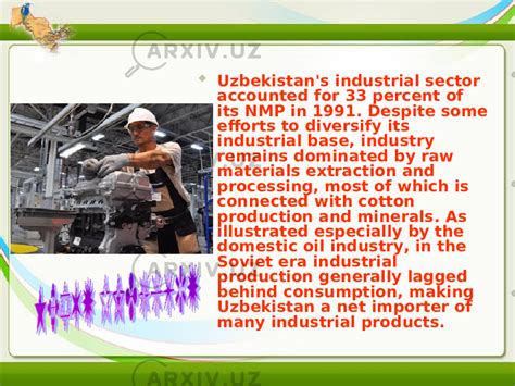 Industry And Agriculture Of Uzbekistan Ingliz Tili Slaydlar