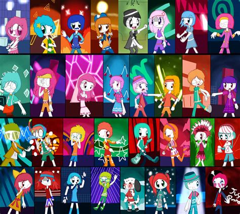 Jd All The Just Dance 1 Dancers By Sweetpolkadots13 On Deviantart