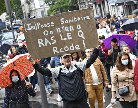 Lyon En Direct Manifestations Contre Le Pass Sanitaire Sept