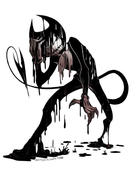 Bendy Demon Bendy And The Ink Machine Ink Character Design