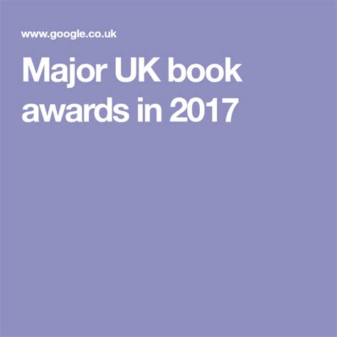 All The Major Uk Book Awards 2020 Book Awards Books Awards