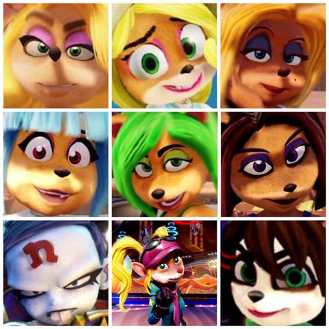 The Female Characters Of Crash Bandicoot By 96933776 On Deviantart