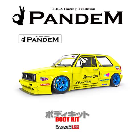 Pandem Vw Golf Mk2 85 92 Wide Body Kit Pandem Lab