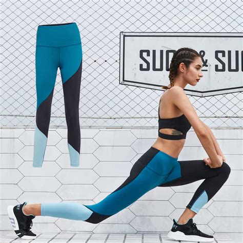 Slim Sports Fitness Yoga Compression Pants Women Insert Fitness Trousers Workout Leggings Skinny