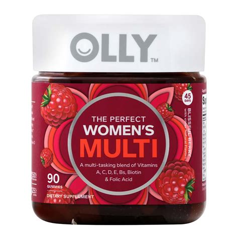 Olly Womens Multi Vitamins Blissfull Berry Shop Multivitamins At H E B