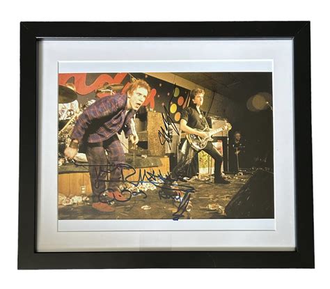 Sex Pistols Signed And Framed Photograph Charitystars