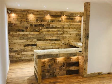 Reclaimed Rustic Pallet Wood Wall Cladding 1 Sq M £18