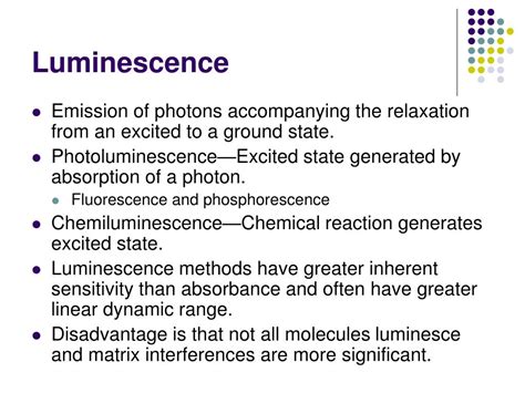 Ppt Molecular Luminescence Spectroscopy Powerpoint Presentation Free Download Id 6752436