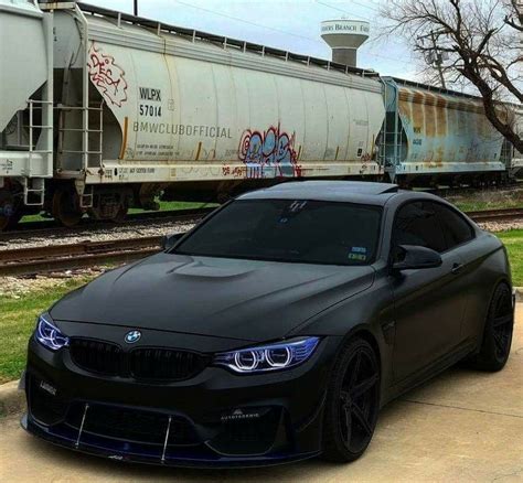 New bmw m4 convertible in black sapphire metallic with sakhir orange/black full merino leather. BMW F82 M4 matte black | Bmw cars, Matte black cars