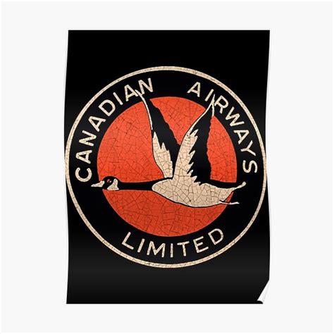 Canadian Airways Poster For Sale By Remuscorby Redbubble