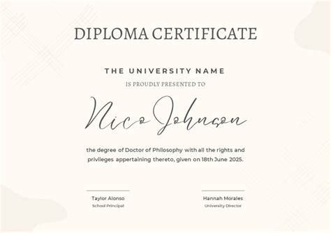 Download Phd Diploma Template Brain Powerpoint Infographic Template
