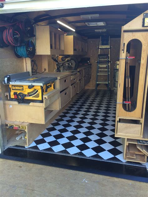 Ron Paulk Inspired Trailer Design Trailer Shelving Trailer Storage