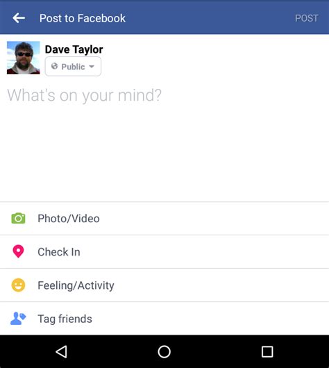 How Can My Facebook Updates Have A Color Background Ask Dave Taylor