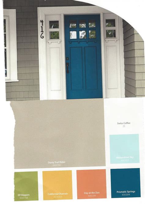 A standout palette of paint colors to complement a range of decor styles, indoors and out. Kelly-Moore Paints Dusty Trail Rider KM4704 | Home ...