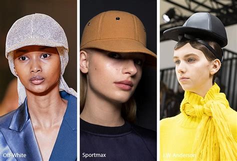 Fall Winter 2020 2021 Hat Trends Runway Headwear Trends Caps Trend