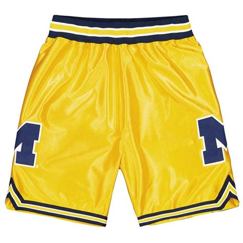 Buy Ncaa Michigan Wolverines 1991 Authentic Shorts For Gbp 96 95 On