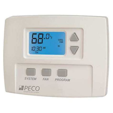 PECO TA180 001 Fan Coil Thermostat Digital Programmable Walmart Com