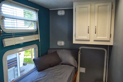 A small and lightweight trailer without the inconvenient setup. Traveling Triads: Travel Trailer Remodel Reveal!