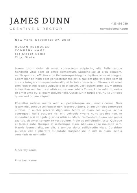 Your goal is to get the employer's attention by showing how your skills and accomplishments make you a good fit for the job. James Dunn Cover Letter