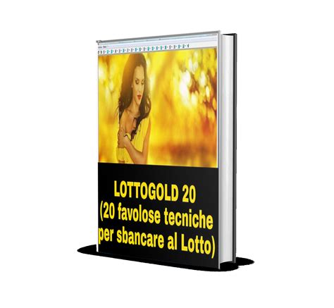 Software LOTTOGOLD 20 ( 20 favolose tecniche per sbancare il Lotto