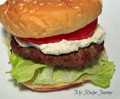 Try this greek chicken burger at your next cookout. Greek Burgers! by My Recipe Journey | Greek burger ...
