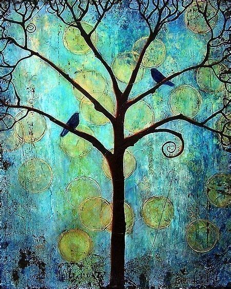 17,000+ vectors, stock photos & psd files. Tree of Life Art Print Twilight Circles Birds Blue 8X10 ...