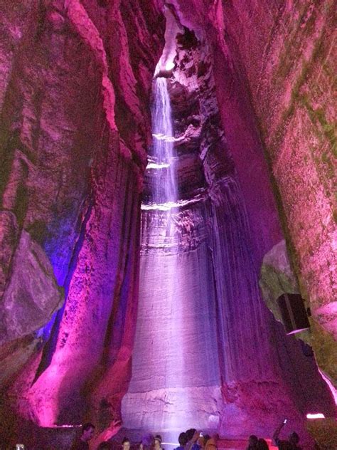 Ruby Falls The Underground Waterfall Of United States